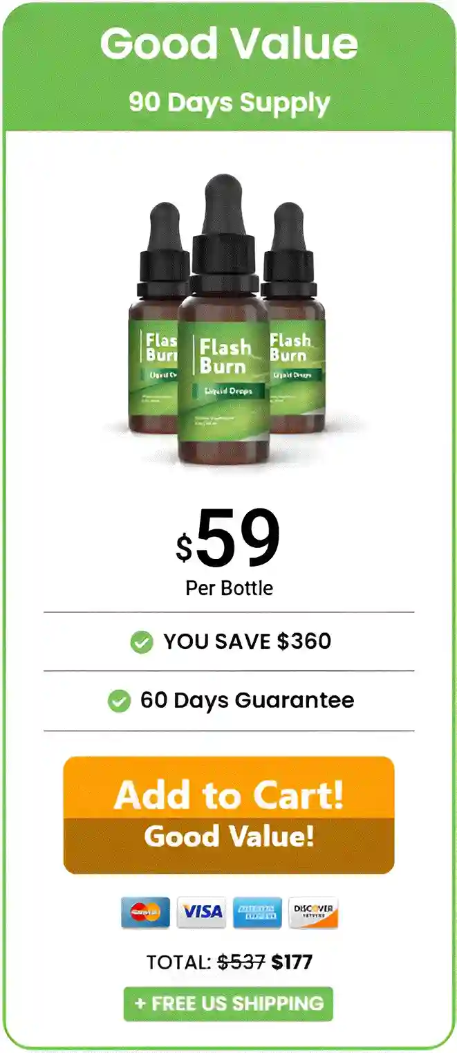Flash Burn 3 bottle pricing